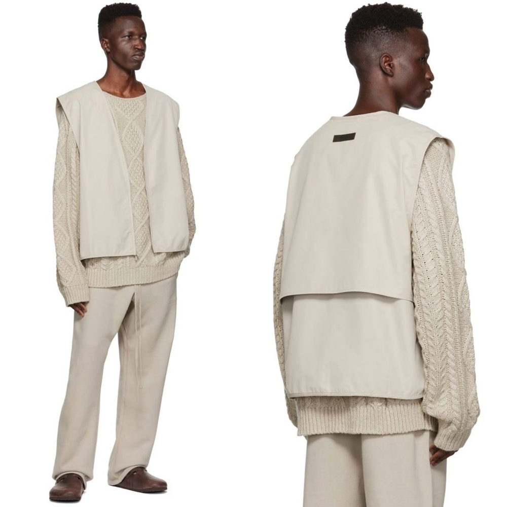 Fear‎ of God Essentials Gray Cotton Vest